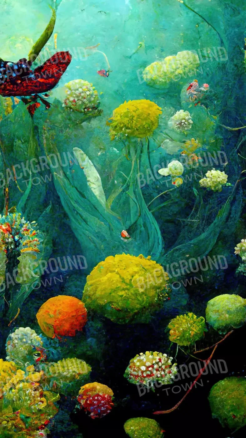 Green Sea 8X14 Ultracloth ( 96 X 168 Inch ) Backdrop