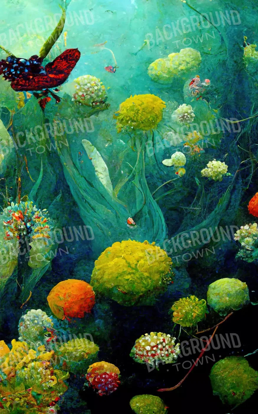 Green Sea 9X14 Ultracloth ( 108 X 168 Inch ) Backdrop
