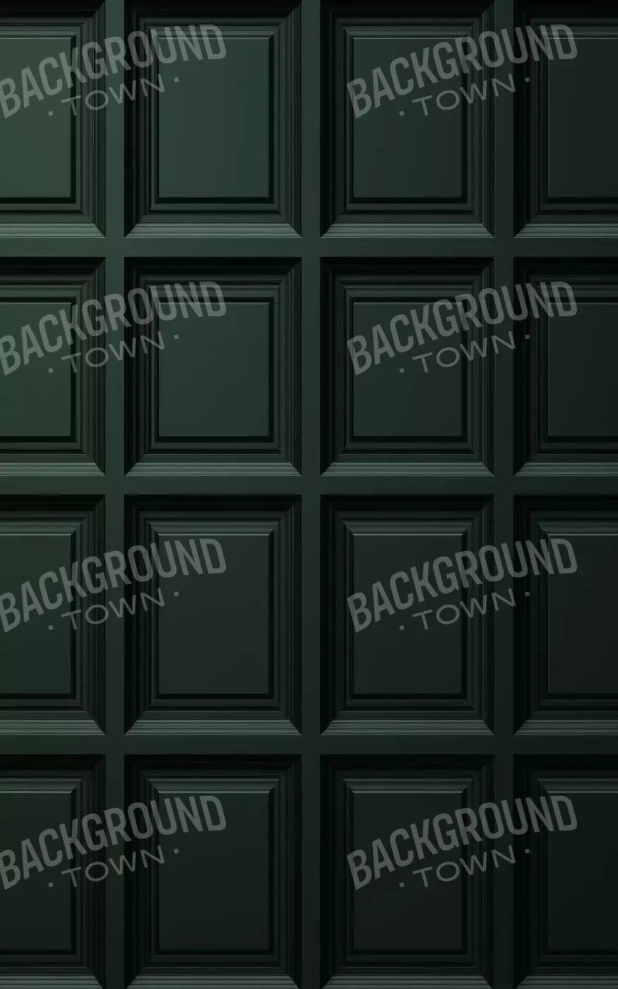 Green Square Panel Wall 5’X8’ Ultracloth (60 X 96 Inch) Backdrop