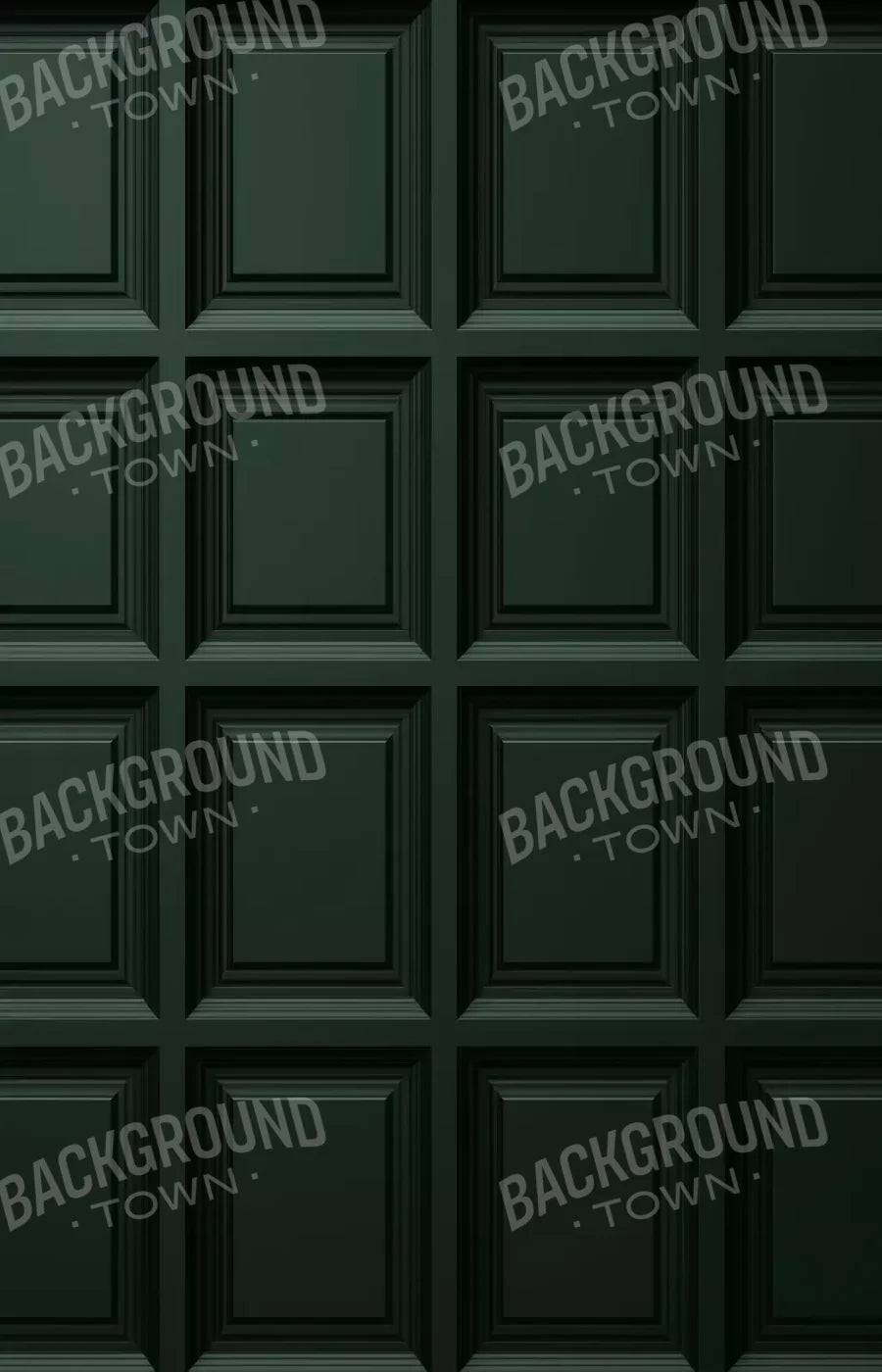 Green Square Panel Wall 9’X14’ Ultracloth (108 X 168 Inch) Backdrop