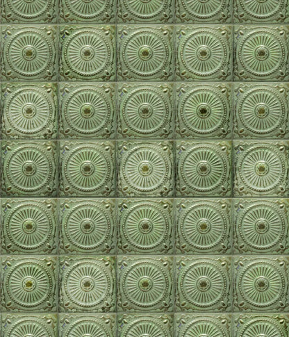 Green Tiles 10’X12’ Ultracloth (120 X 144 Inch) Backdrop