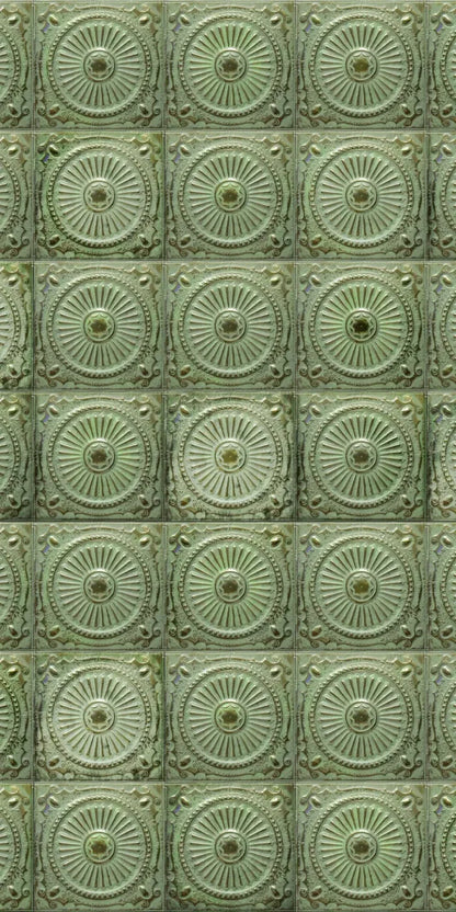 Green Tiles 10’X20’ Ultracloth (120 X 240 Inch) Backdrop