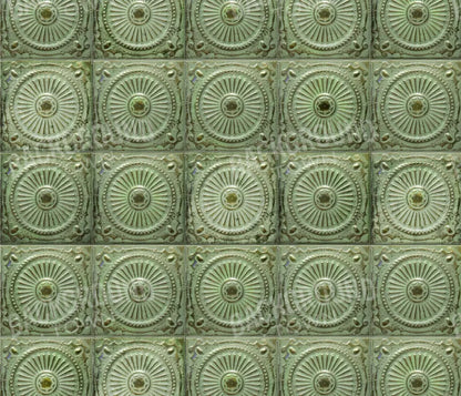 Green Tiles 12’X10’ Ultracloth (144 X 120 Inch) Backdrop