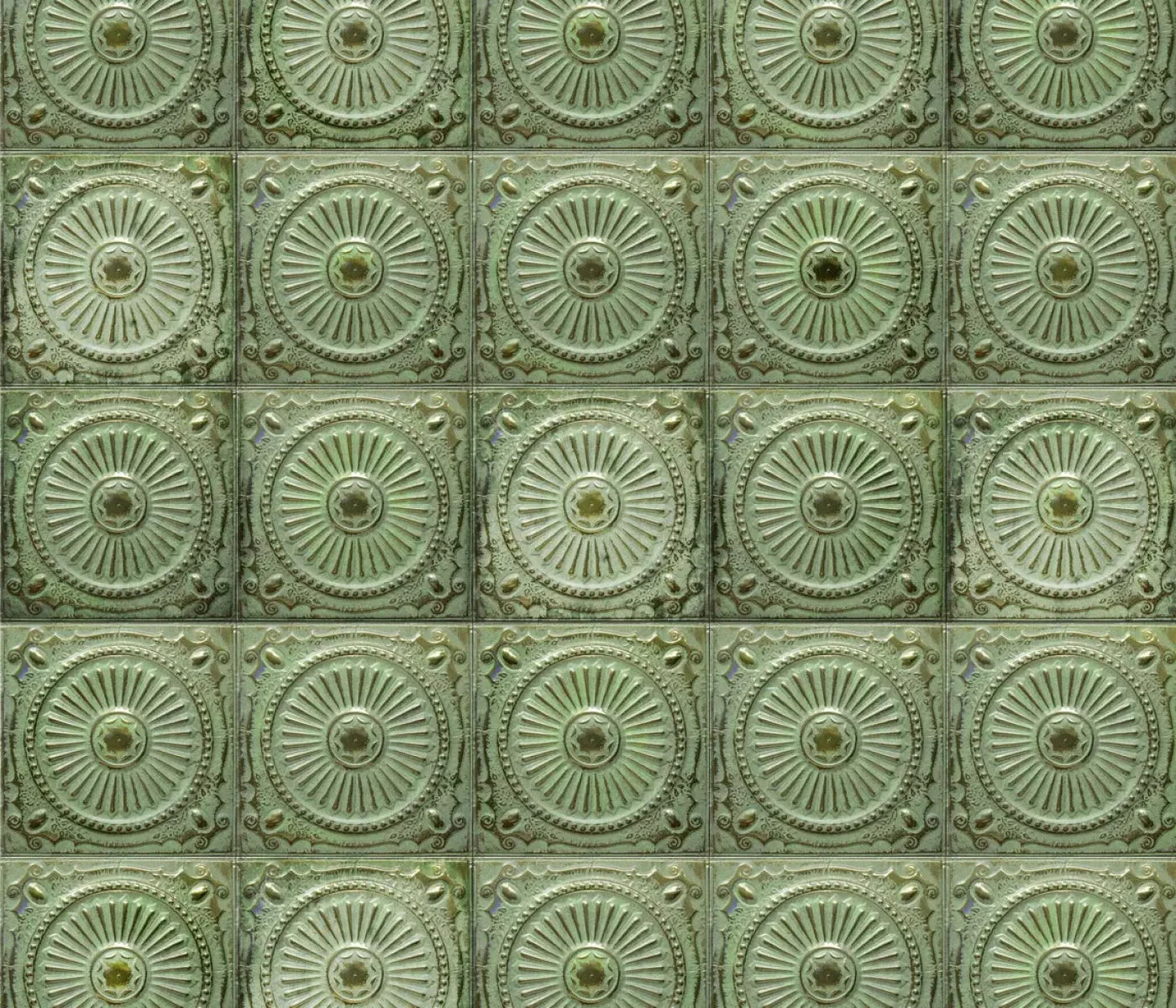 Green Tiles 12’X10’ Ultracloth (144 X 120 Inch) Backdrop