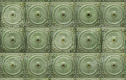 Green Tiles 16’X10’ Ultracloth (192 X 120 Inch) Backdrop