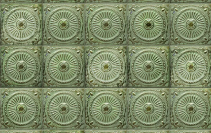 Green Tiles 16’X10’ Ultracloth (192 X 120 Inch) Backdrop