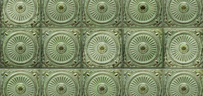 Green Tiles 16’X8’ Ultracloth (192 X 96 Inch) Backdrop