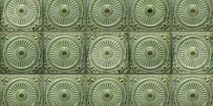 Green Tiles 20’X10’ Ultracloth (240 X 120 Inch) Backdrop