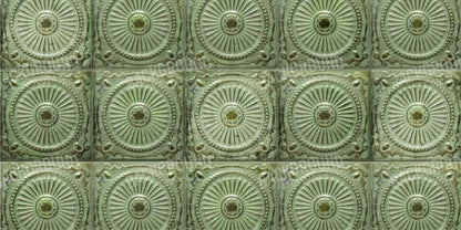 Green Tiles 20’X10’ Ultracloth (240 X 120 Inch) Backdrop