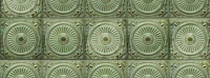 Green Tiles 20’X8’ Ultracloth (240 X 96 Inch) Backdrop