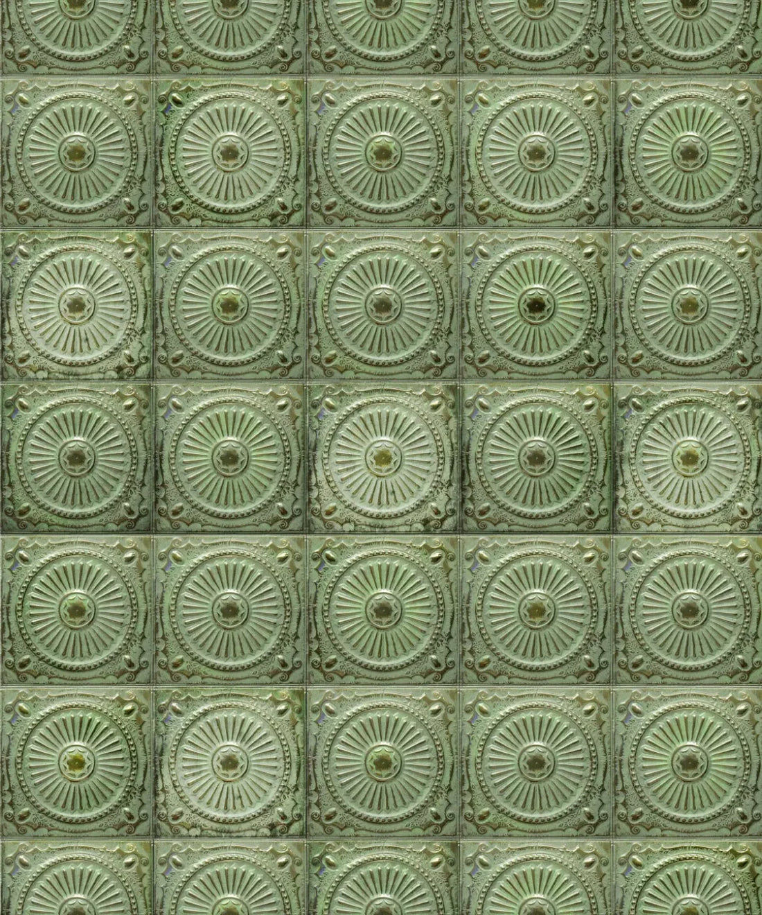 Green Steel and Metal Backdrop for Photography