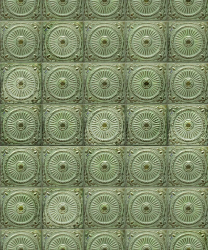 Green Steel and Metal Backdrop for Photography