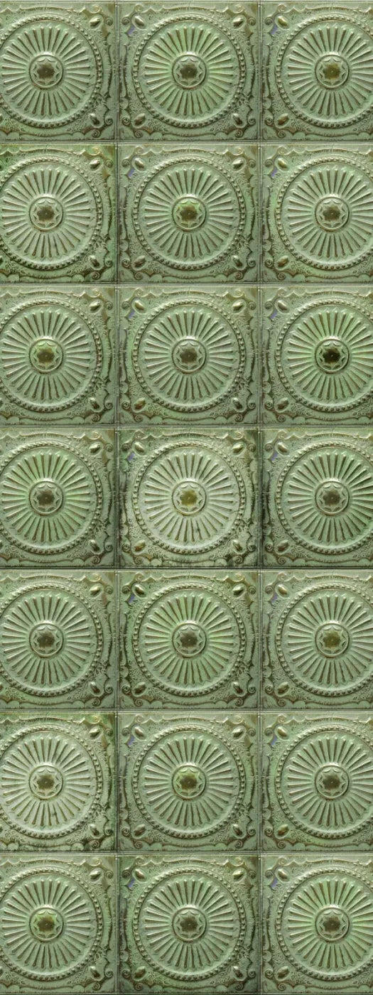 Green Tiles 8’X20’ Ultracloth (96 X 240 Inch) Backdrop