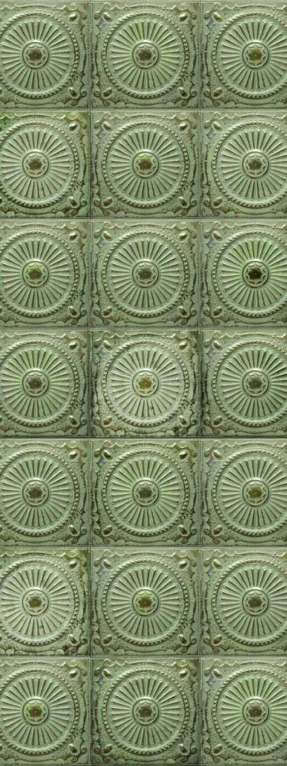 Green Tiles 8’X20’ Ultracloth (96 X 240 Inch) Backdrop