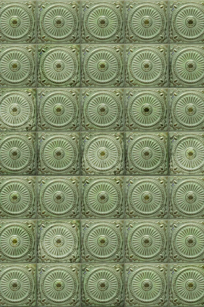 Green Tiles Backdrop