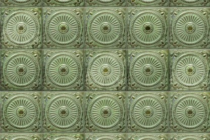 Green Tiles Backdrop