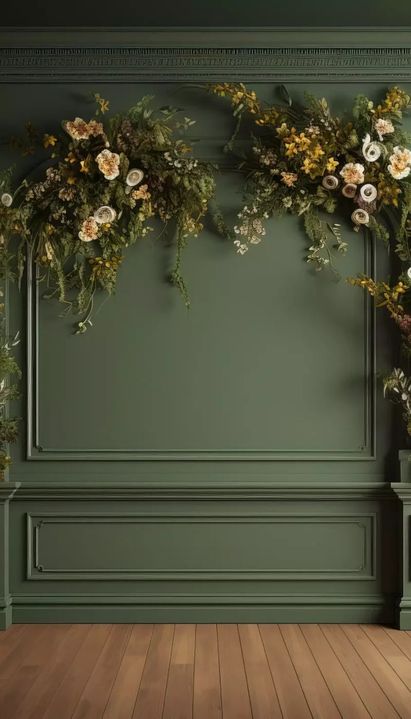 Green Wall I 8X14 Ultracloth ( 96 X 168 Inch ) Backdrop