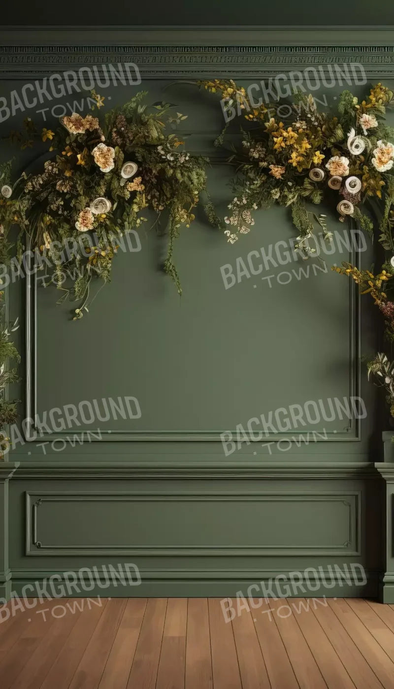 Green Wall I 8X14 Ultracloth ( 96 X 168 Inch ) Backdrop