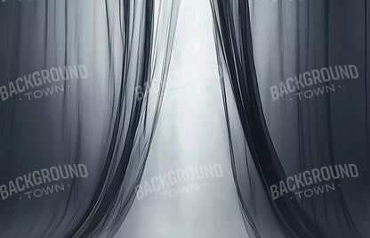 Grey Sheer Curtains I 14’X9’ Ultracloth (168 X 108 Inch) Backdrop