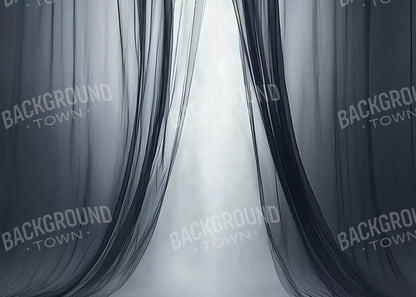 Grey Sheer Curtains I 7’X5’ Ultracloth (84 X 60 Inch) Backdrop