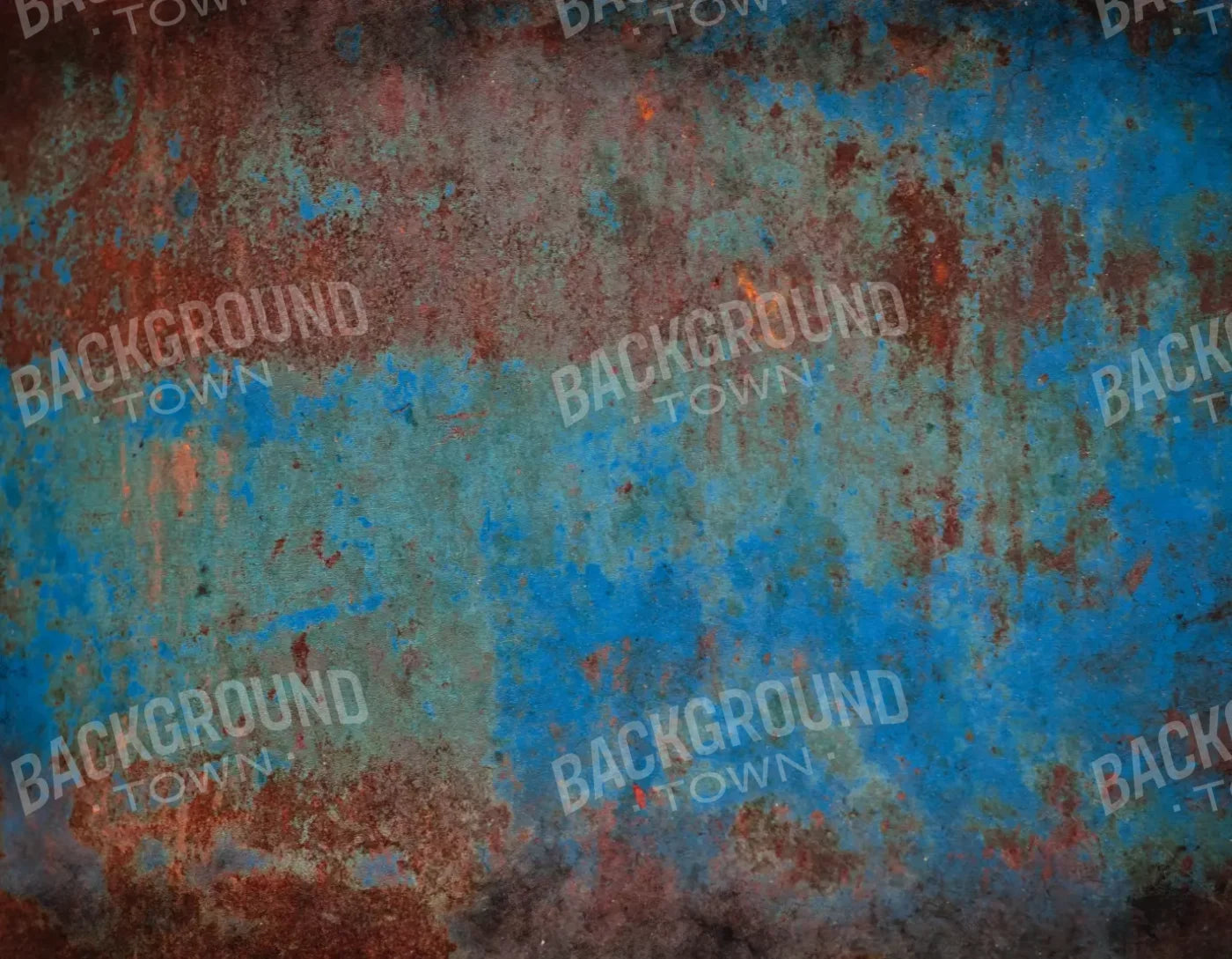 Grunge Blues 8X6 Fleece ( 96 X 72 Inch ) Backdrop