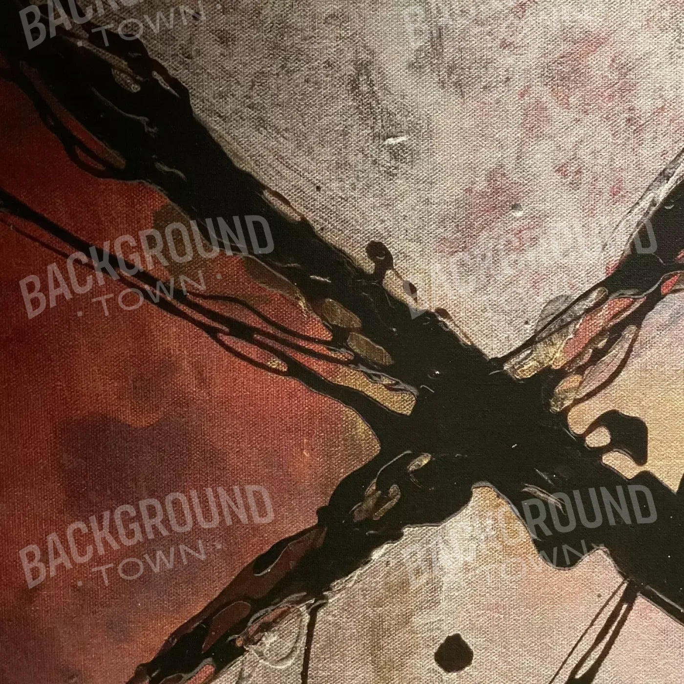 Grunge Splat 10’X10’ Ultracloth (120 X Inch) Backdrop