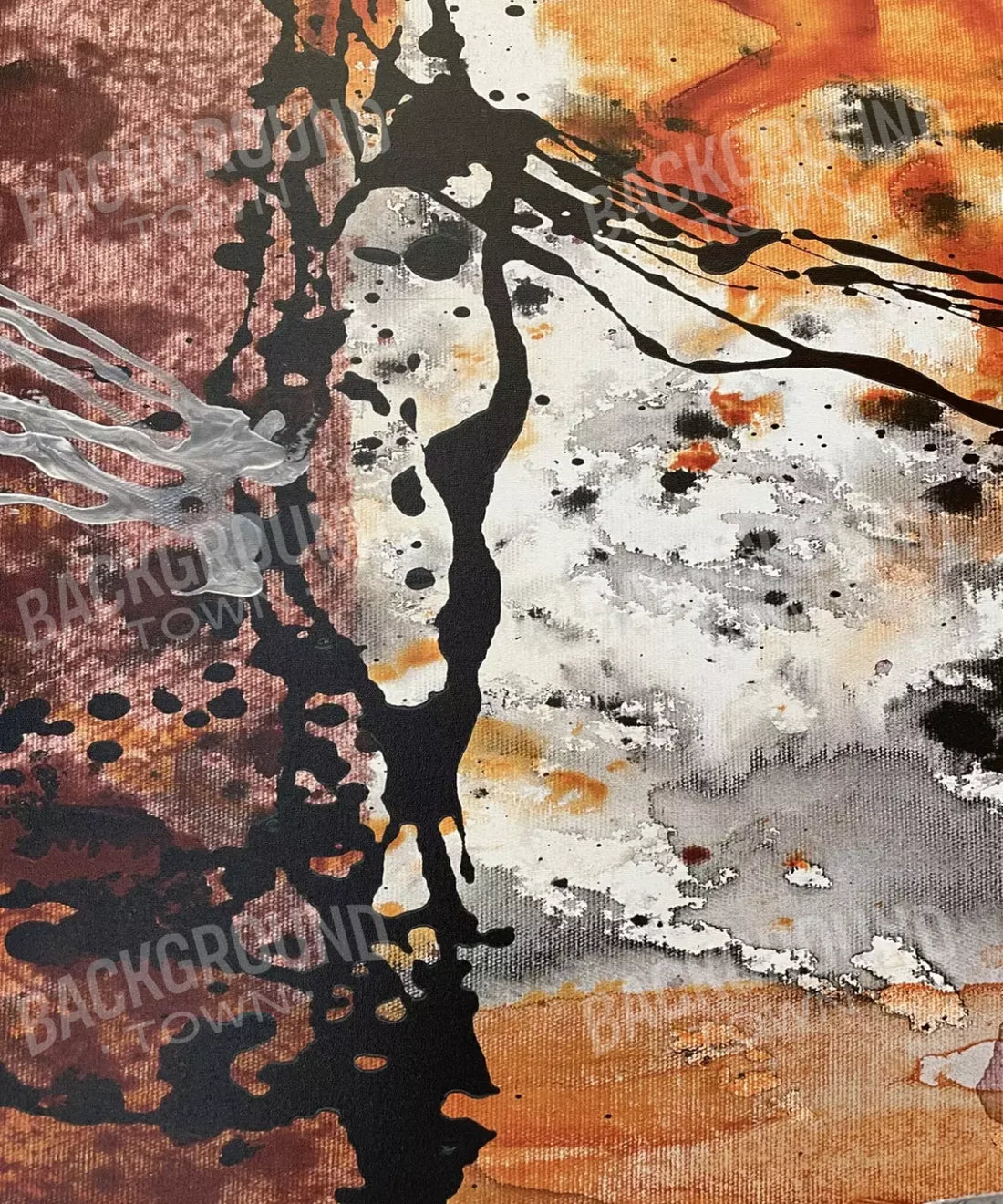 Orange Textured Backdrop for Photography