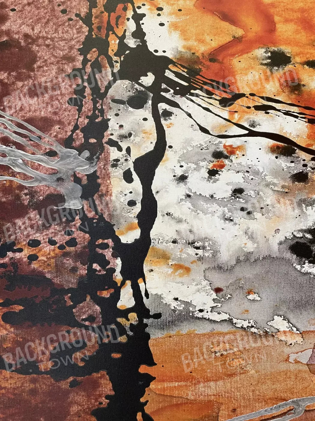 Grunge Splat 4 5X68 Fleece ( 60 X 80 Inch ) Backdrop