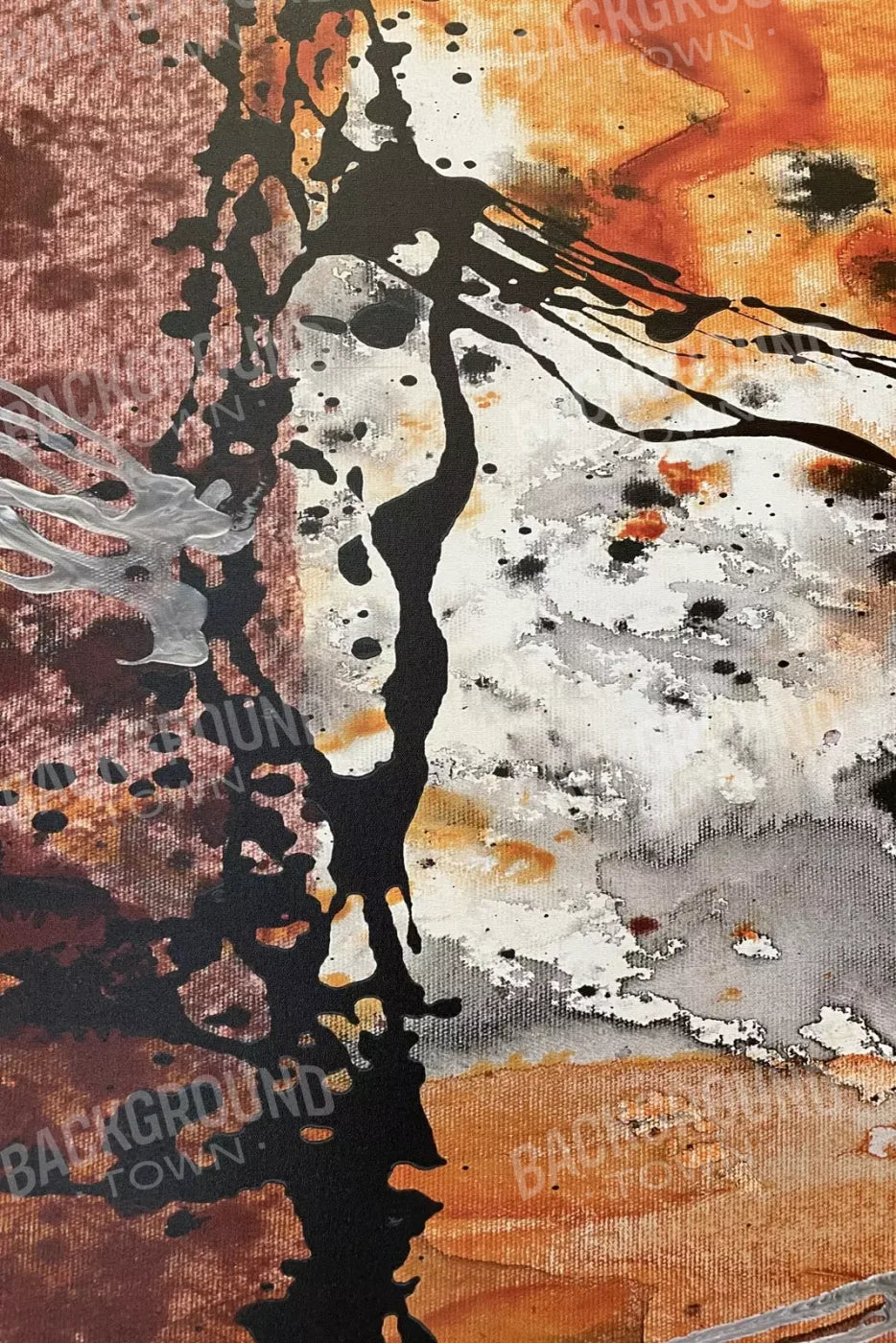 Grunge Splat 4 5X8 Ultracloth ( 60 X 96 Inch ) Backdrop