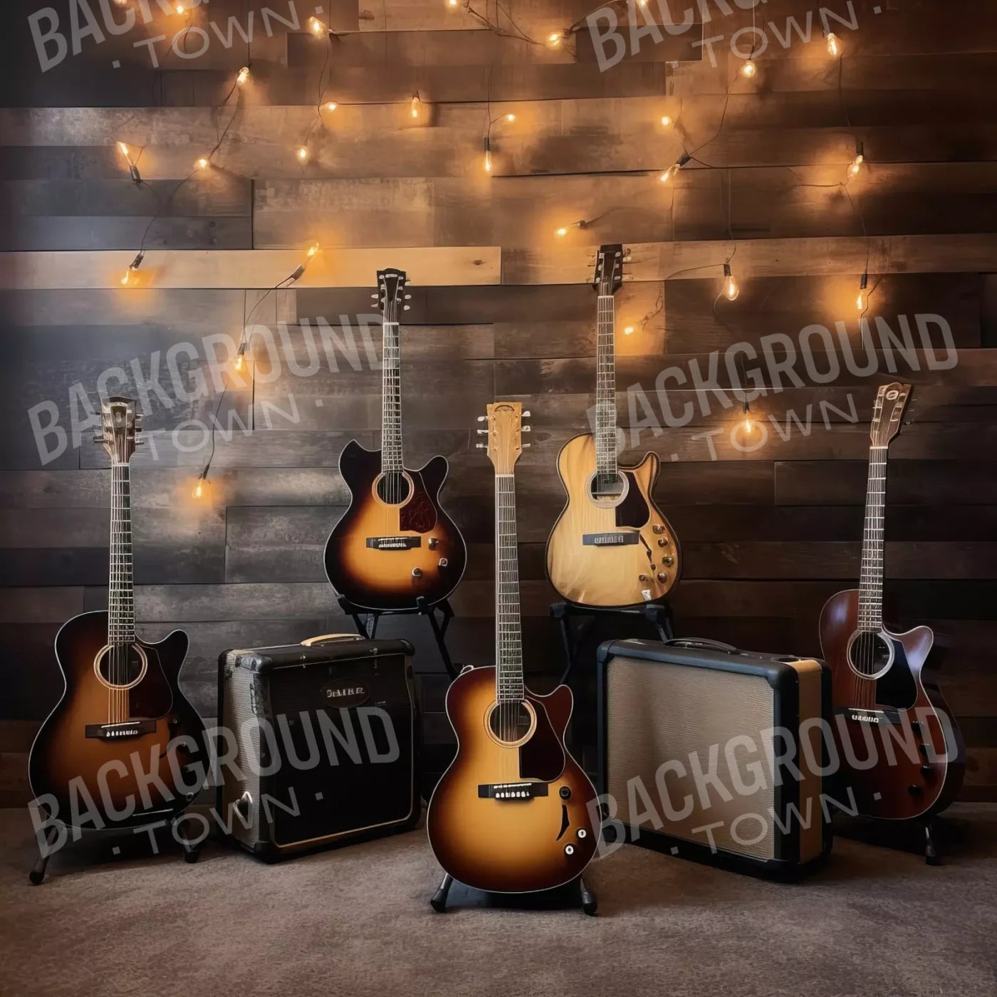 Guitar 1 10X10 Ultracloth ( 120 X Inch ) Backdrop