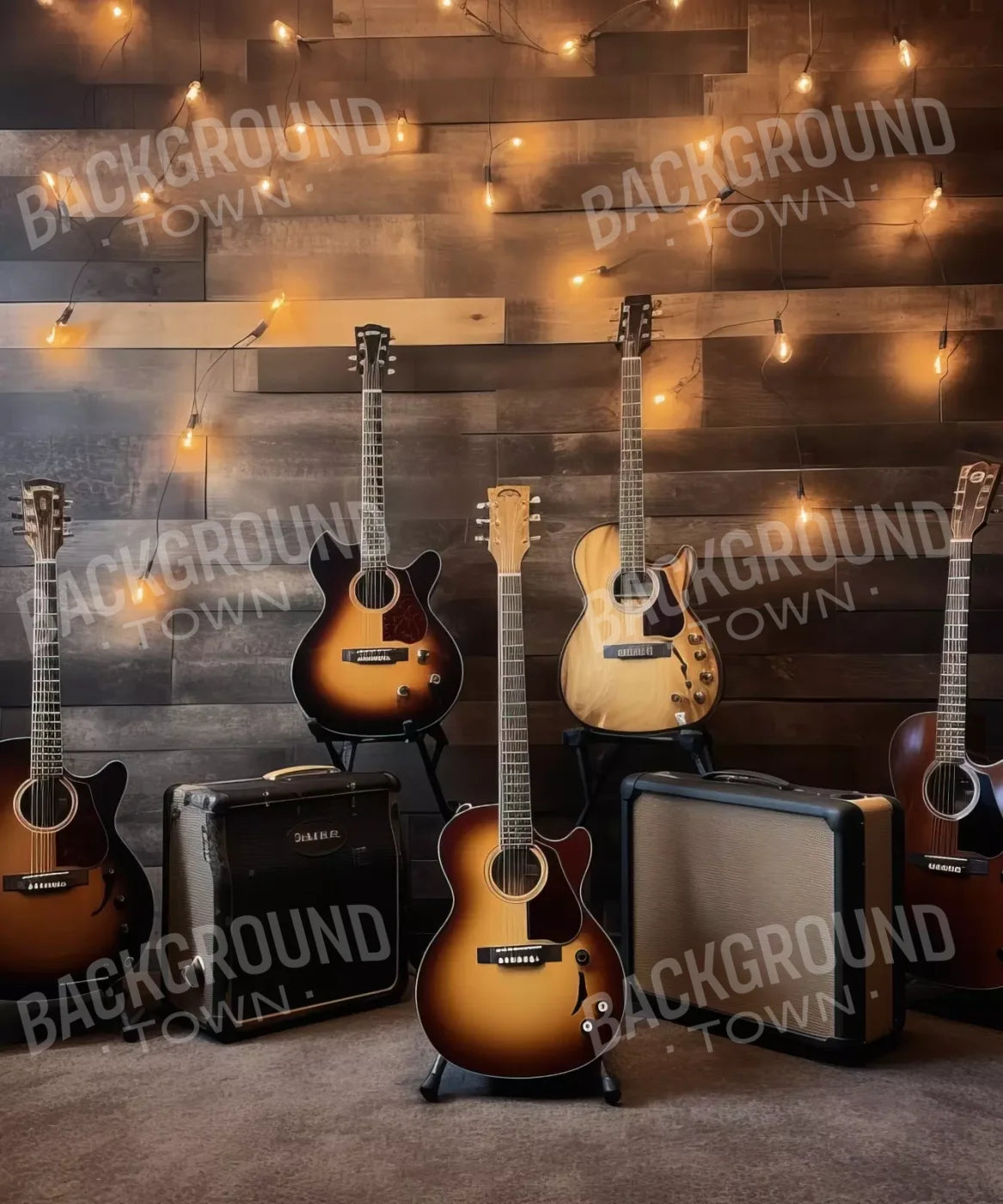 Guitar 1 10X12 Ultracloth ( 120 X 144 Inch ) Backdrop