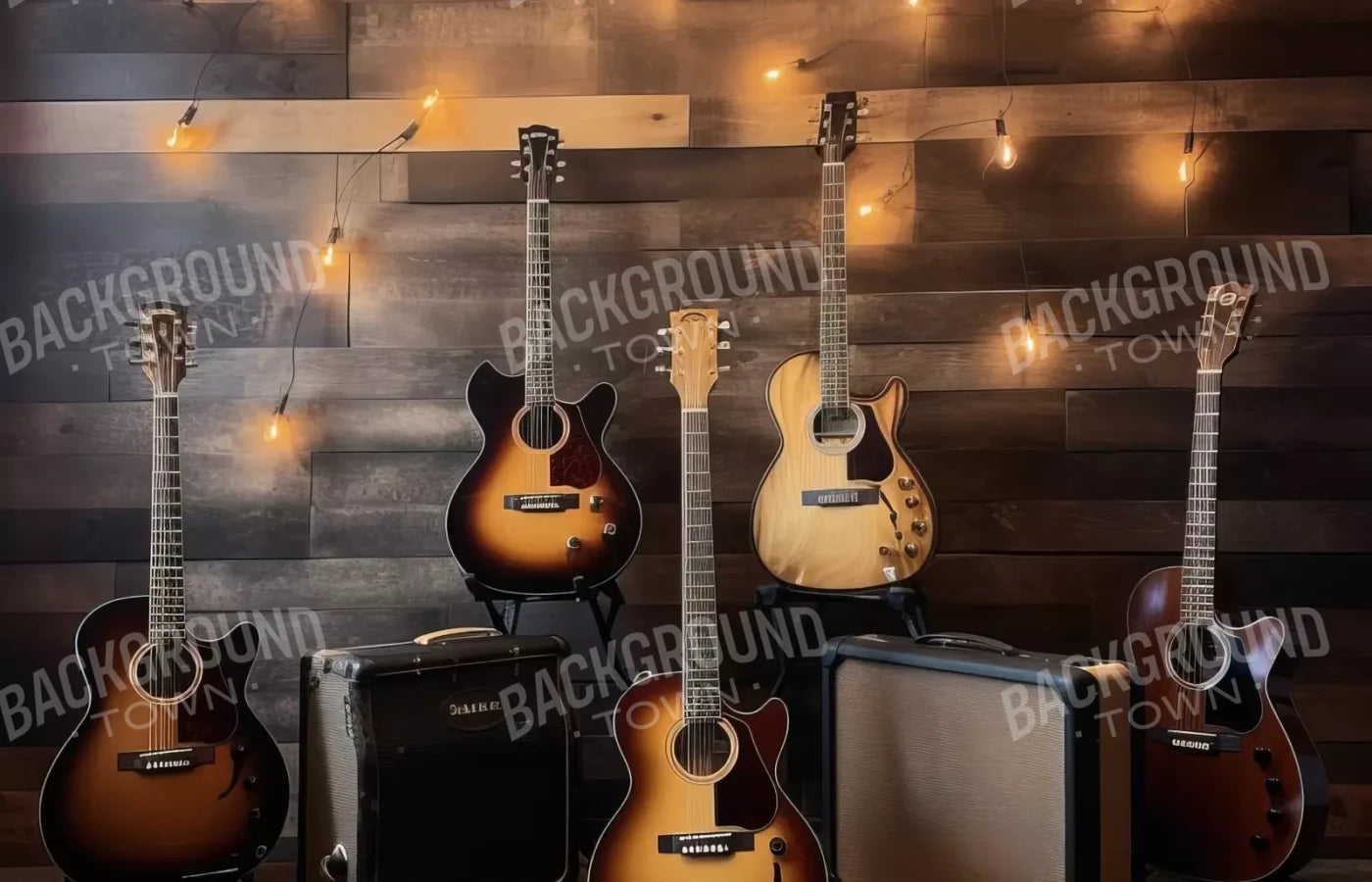 Guitar 1 14X9 Ultracloth ( 168 X 108 Inch ) Backdrop