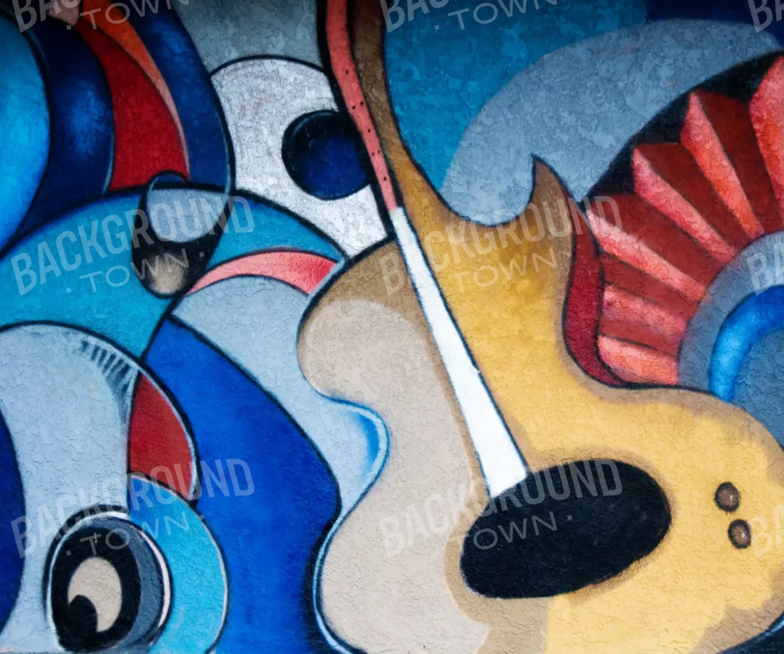 Multi-Color Painted Backdrop for Photography