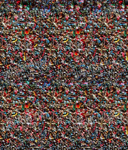 Gum Wall 10X12 Ultracloth ( 120 X 144 Inch ) Backdrop