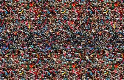Gum Wall 12X8 Ultracloth ( 144 X 96 Inch ) Backdrop