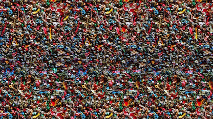 Gum Wall 14X8 Ultracloth ( 168 X 96 Inch ) Backdrop