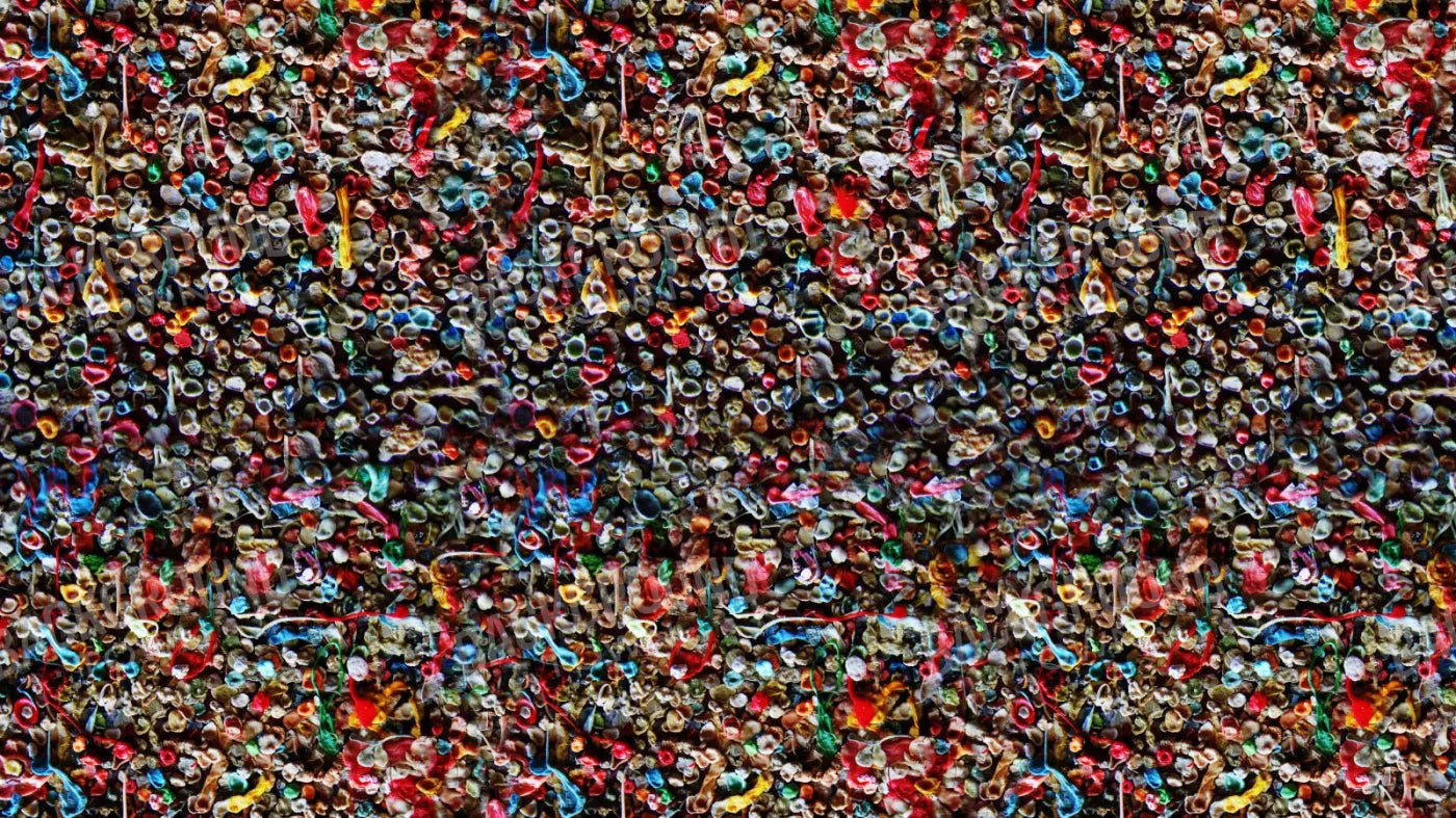 Gum Wall 14X8 Ultracloth ( 168 X 96 Inch ) Backdrop
