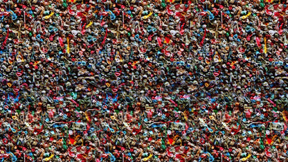 Gum Wall 14X8 Ultracloth ( 168 X 96 Inch ) Backdrop