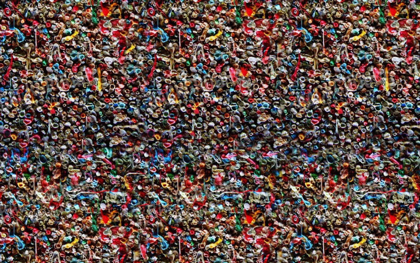 Gum Wall 14X9 Ultracloth ( 168 X 108 Inch ) Backdrop