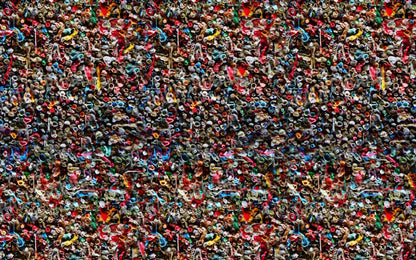 Gum Wall 14X9 Ultracloth ( 168 X 108 Inch ) Backdrop