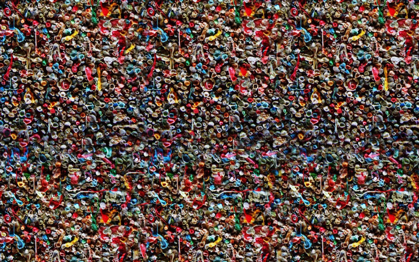 Gum Wall 14X9 Ultracloth ( 168 X 108 Inch ) Backdrop