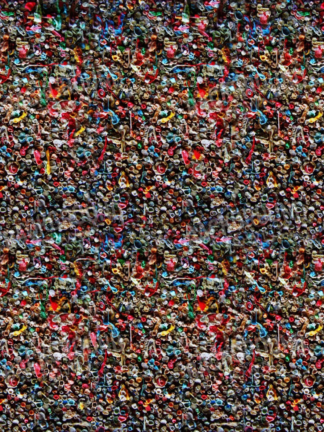 Gum Wall 8X10 Fleece ( 96 X 120 Inch ) Backdrop