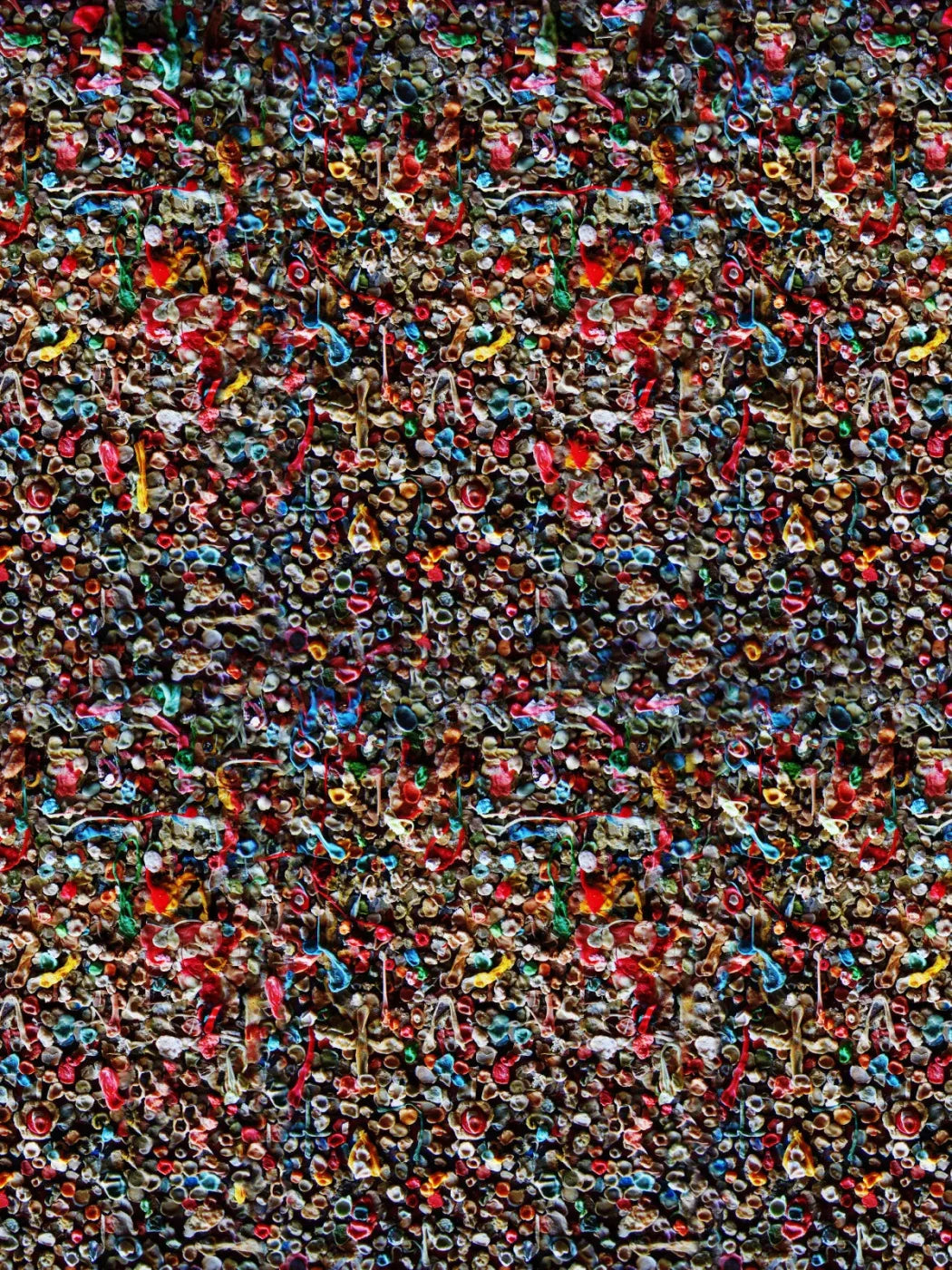 Gum Wall 8X10 Fleece ( 96 X 120 Inch ) Backdrop