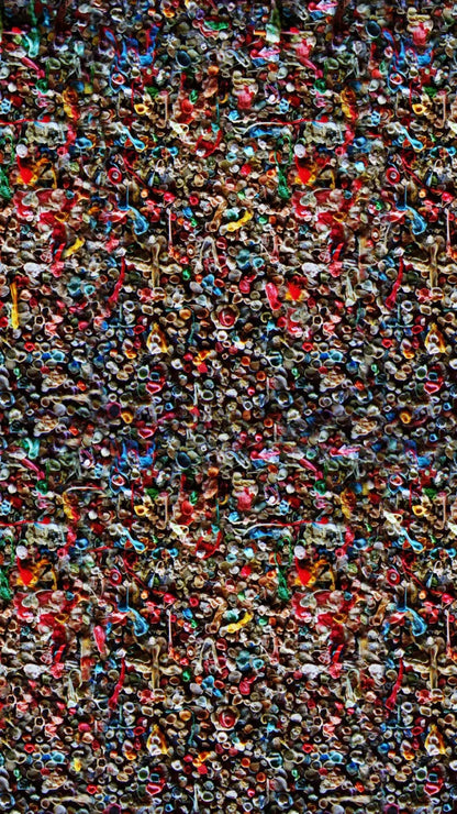 Gum Wall 8X14 Ultracloth ( 96 X 168 Inch ) Backdrop