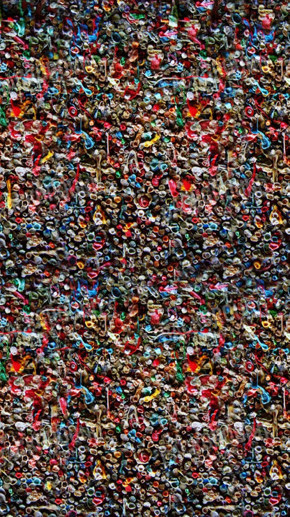Gum Wall 8X14 Ultracloth ( 96 X 168 Inch ) Backdrop