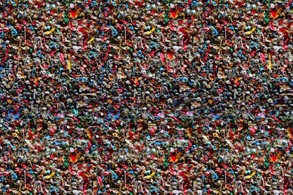 Gum Wall 8X5 Ultracloth ( 96 X 60 Inch ) Backdrop