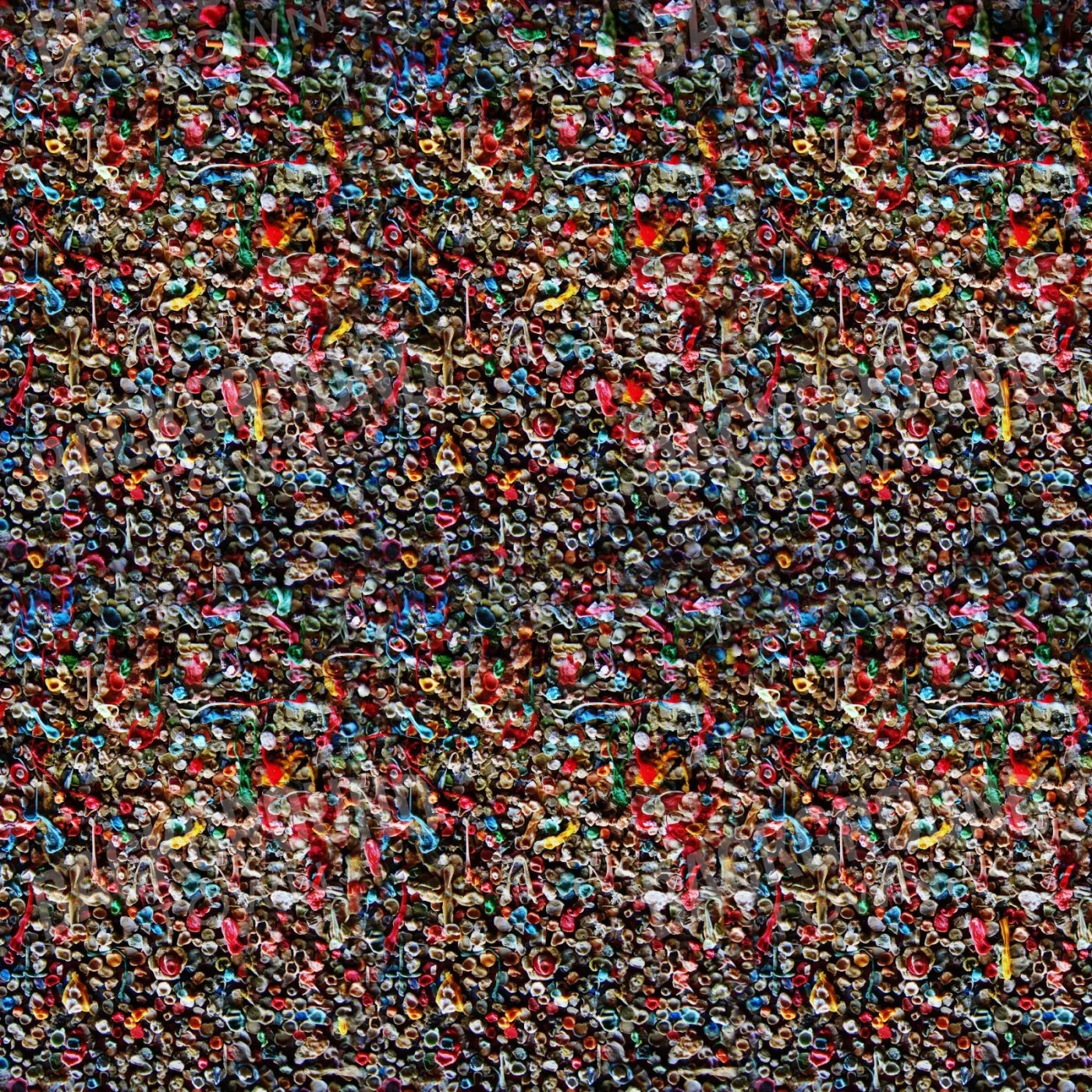 Gum Wall 8X8 Fleece ( 96 X Inch ) Backdrop