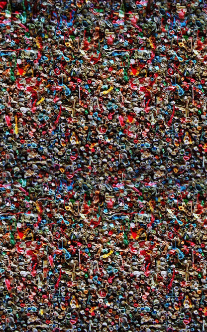 Gum Wall 9X14 Ultracloth ( 108 X 168 Inch ) Backdrop