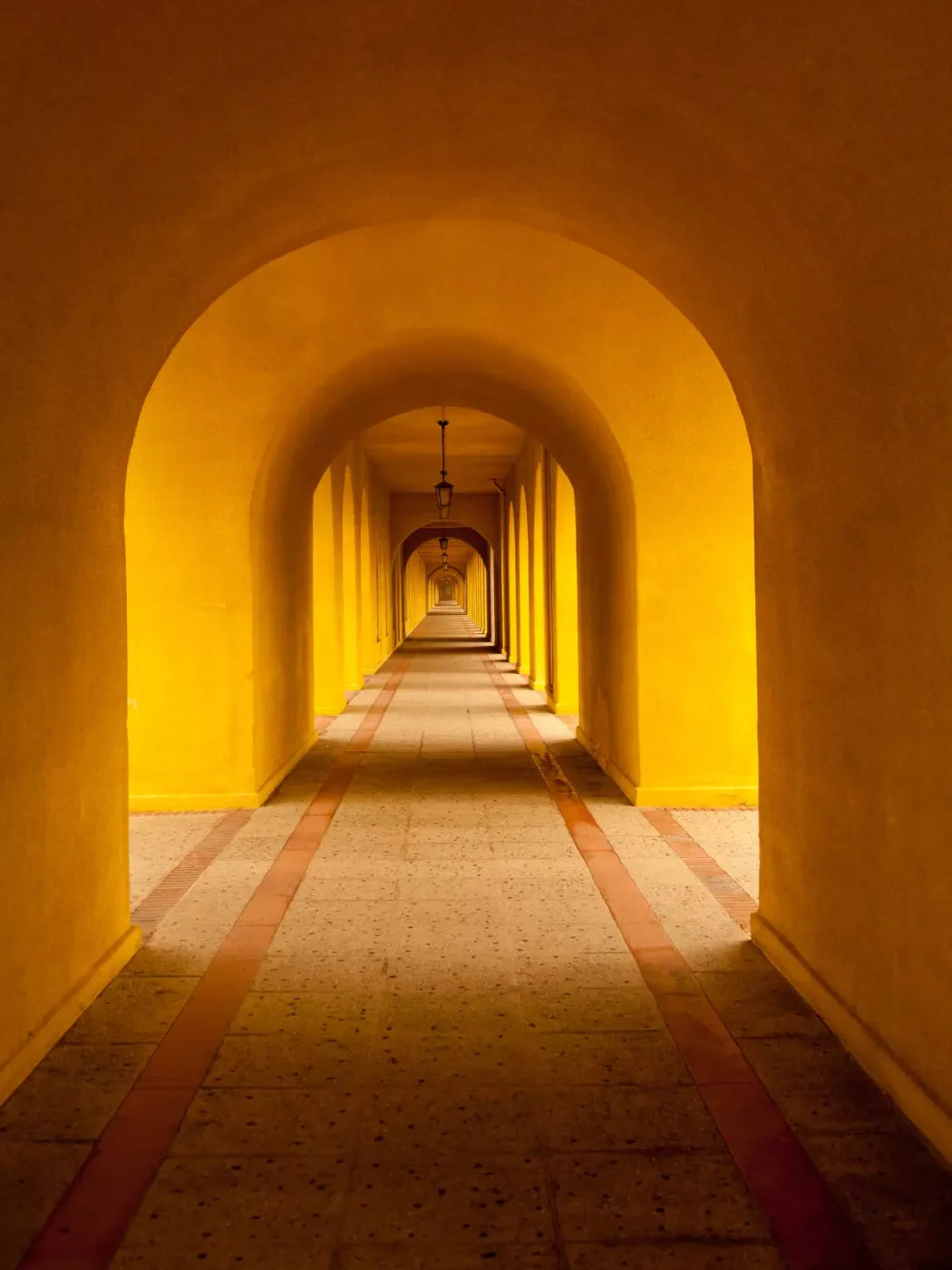 Hall Archway 5X68 Fleece ( 60 X 80 Inch ) Backdrop