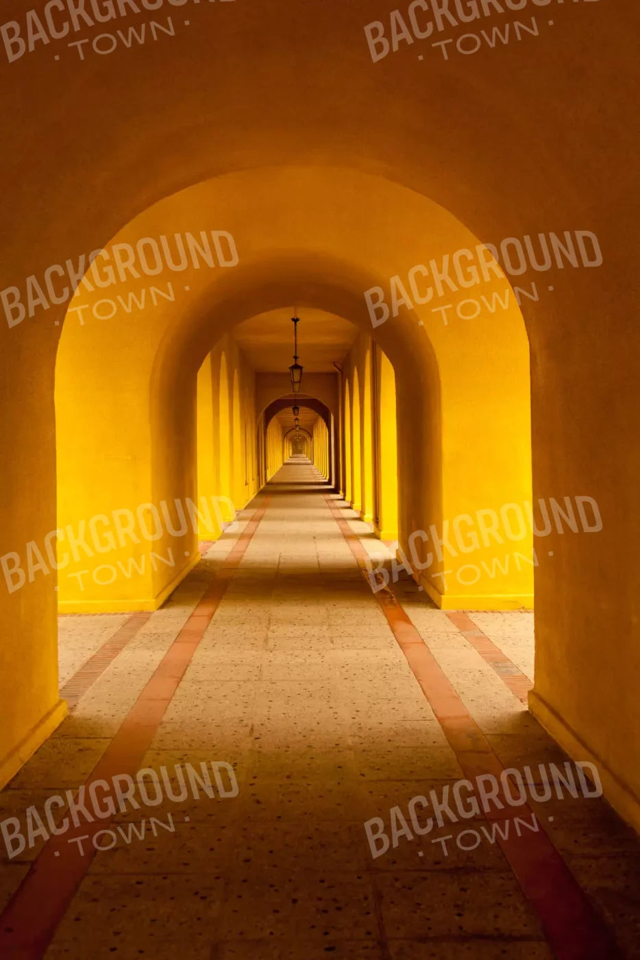 Hall Archway 5X8 Ultracloth ( 60 X 96 Inch ) Backdrop